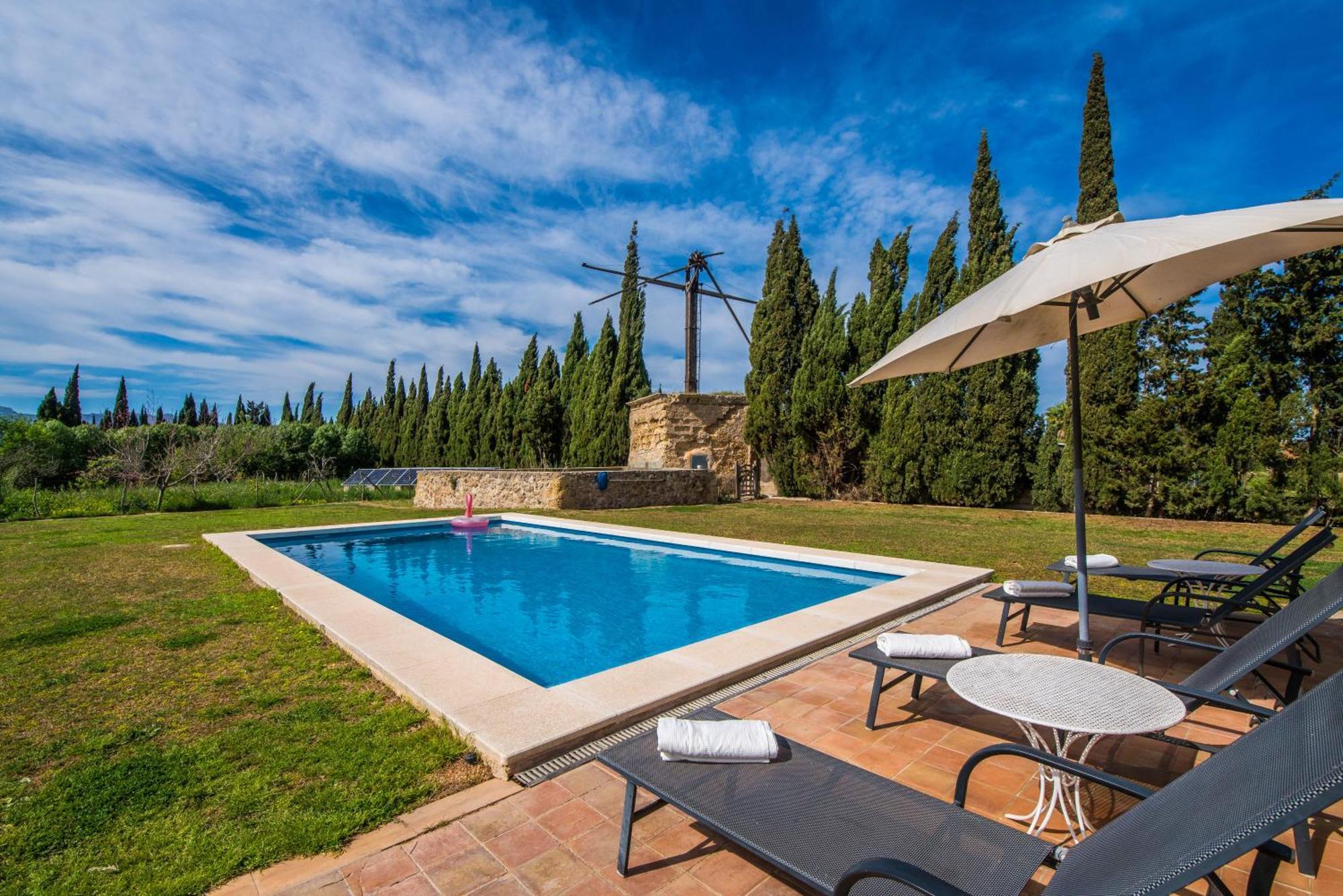 Traumhafte Finca Son Senyor - Mit Pferdekoppel Villa Sa Pobla Esterno foto