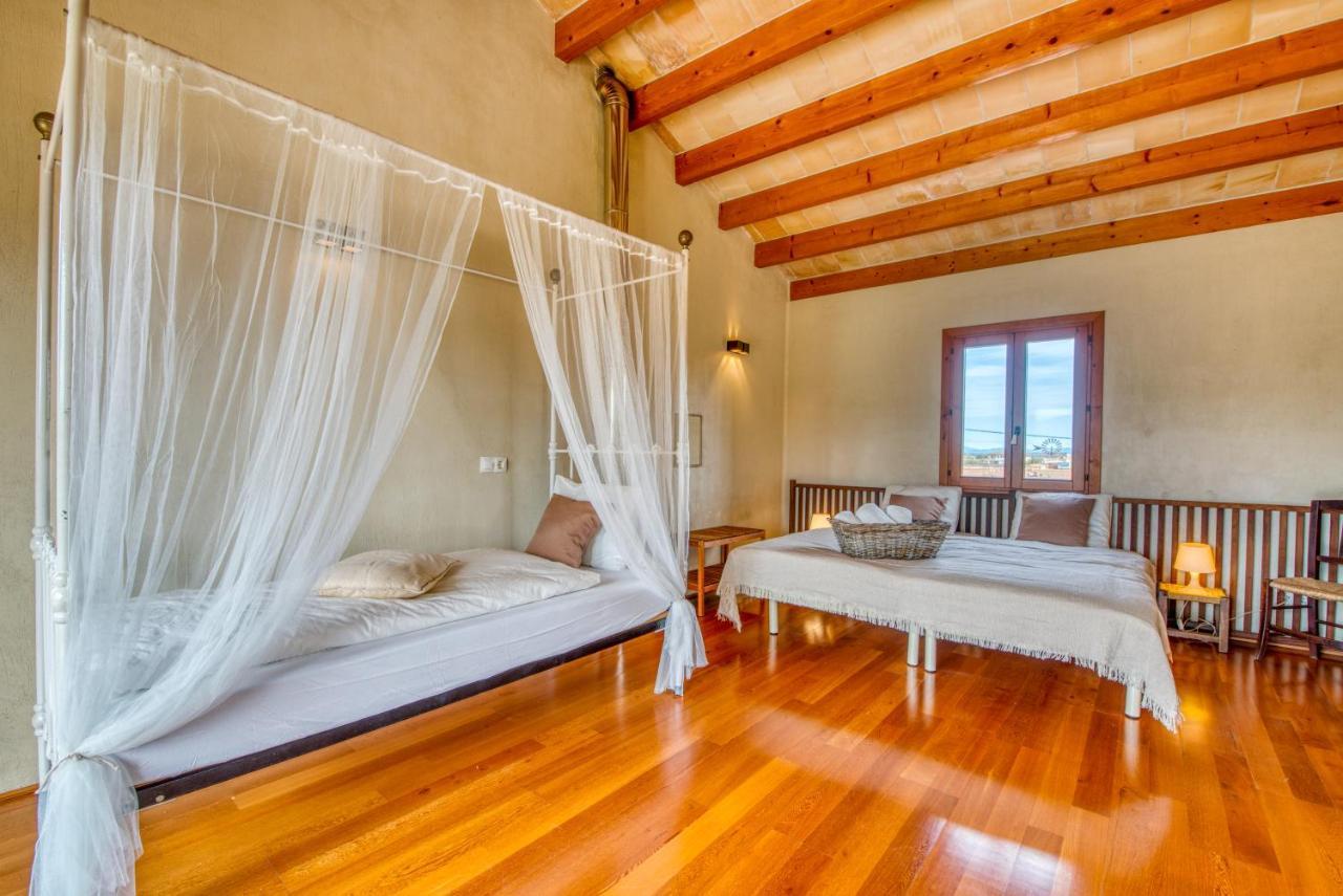 Traumhafte Finca Son Senyor - Mit Pferdekoppel Villa Sa Pobla Esterno foto